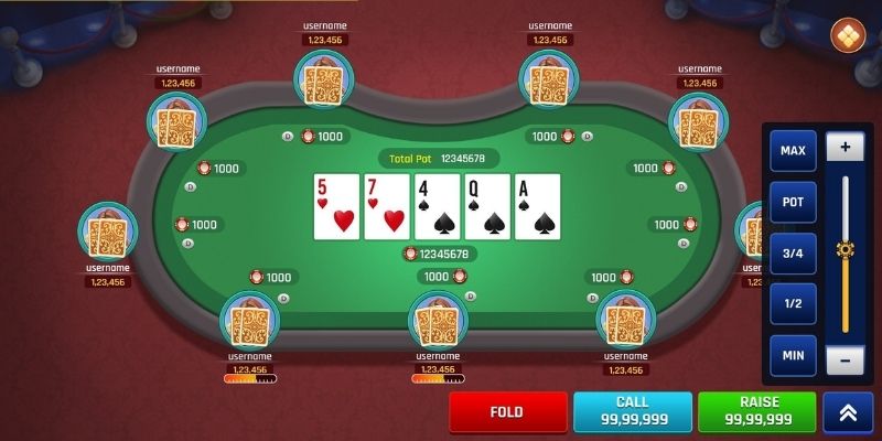 Poker là game bài đấu trí siêu hot