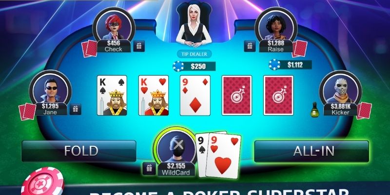 Ưu điểm của phiên bản Poker online W88