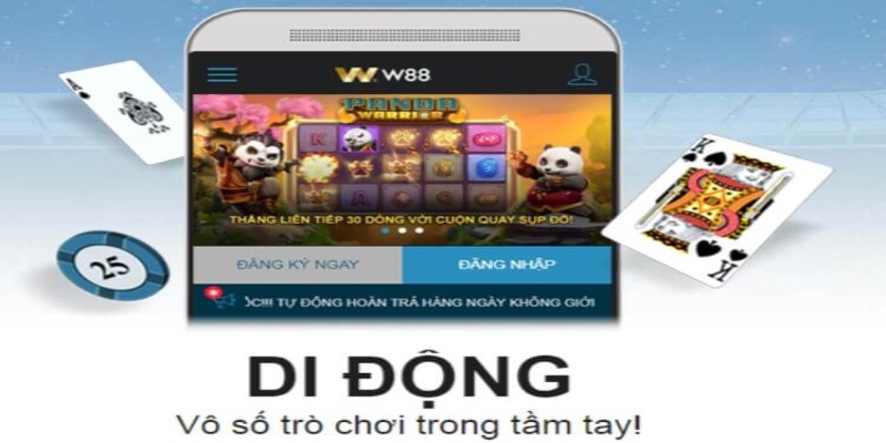 Tải về W88 cần có kết nối internet đủ mạnh và ổn định